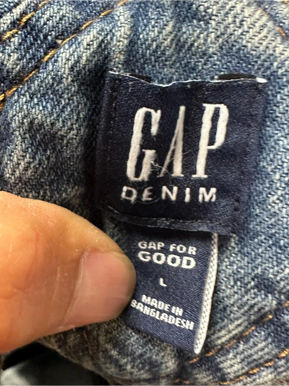 GAP Blue Distressed Denim Kids Overalls